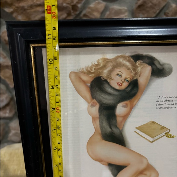 Vintage Alberto Vargas playboy frame print - Picture 4 of 7